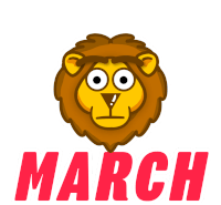 In Like A Lion March Comes In Like A Lion Sticker - In Like A Lion March Comes In Like A Lion Out Like A Lamb Stickers