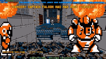 megaman8bit deathmatch hard man captain falcon falcon punch