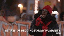 Im Tired Of Begging For My Humanity Injustice GIF - Im Tired Of Begging For My Humanity Injustice Equality GIFs
