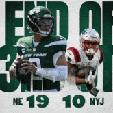 New York Jets (10) Vs. New England Patriots (19) Third-fourth Quarter Break GIF - Nfl National Football League Football League GIFs