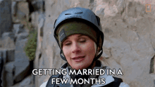 Getting Married In A Few Months Caitlin Parker GIF - Getting Married In A Few Months Caitlin Parker Bobby Bones And Caitlin Parker Descend A Cliff GIFs