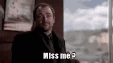 Miss Me GIF - Crowley Supernatural Spn GIFs