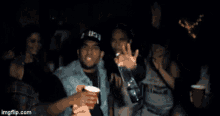 Party Double Fist GIF - Party Double Fist Devvon Terrell GIFs