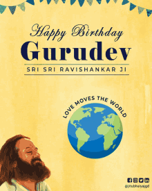 Sri Sri Birthday Gurudev GIF - Sri Sri Birthday Gurudev Sri Sri Ravishankar GIFs