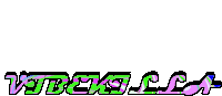 a purple and green logo that says vibeko llc on a white background