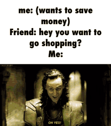 Want To Go Shopping Oh Yes GIF - Want To Go Shopping Oh Yes Loki GIFs