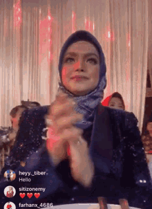 Siti Nurhaliza Clapping Hands GIF - Siti Nurhaliza Clapping Hands Applause GIFs