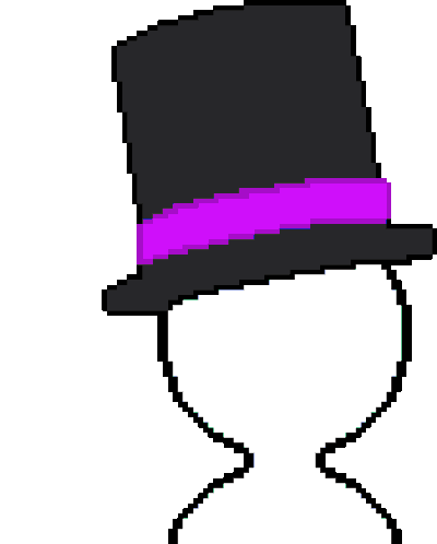 The Casual Dev Party3 Sticker - The Casual Dev Party3 Top Hat Stickers