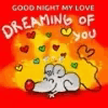 dreaming of you good night