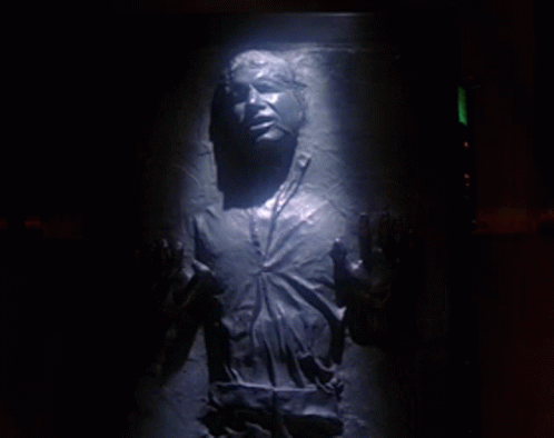 Han Solo Frozen GIF - Han Solo Frozen - Discover & Share GIFs