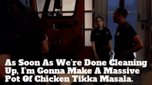 Station19 Andy Herrera GIF - Station19 Andy Herrera As Soon As Were Done Cleaning Up GIFs