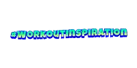a colorful logo that says #workoutinspiration on it