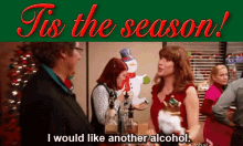 Tis The Season GIF - Tis The Season The Office Alcohol GIFs