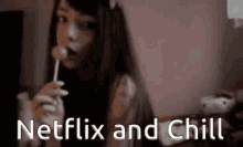 Netflix And Chill Lollipop GIF - Netflix And Chill Lollipop GIFs