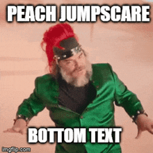 Jack Black Peach GIF - Jack Black Peach Peach Jumpscare GIFs