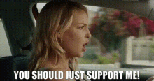Knocked Up You Should Just Support Me GIF - Knocked Up You Should Just Support Me Alison Scott GIFs