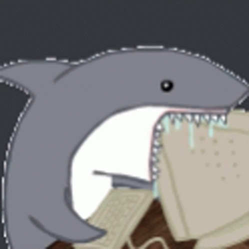 Cartoon Shark Bite GIFs | Tenor