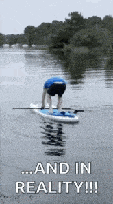 grandad boat surfboard fail fall