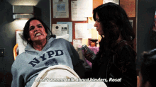brooklyn nine nine i dont want to talk about binders rosa amy santiago in labour labour