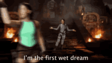 Lara Croft Wet Dream GIF - Lara Croft Wet Dream Epic Rap Battles Of History GIFs