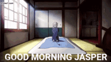 Good Morning Jasper Dazai Good Morning GIF - Good Morning Jasper Dazai Good Morning GIFs