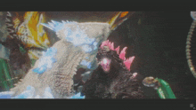 a screen shot of a movie with a x on it