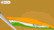 Waving Indian Flag3d Independence Day GIF