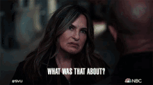 What Was That About Im Not Sure I Know GIF - What Was That About Im Not Sure I Know Olivia Benson GIFs
