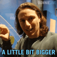 A Little Bit Bigger Michael Downie GIF - A Little Bit Bigger Michael Downie Downielive GIFs