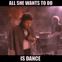 all she wants to do is dance don henley and make romance eagles 80s music