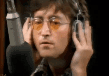 Silly John Lennon - Silly GIF - Silly John Lennon The Beatles GIFs