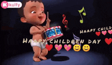 Happy Chidren'S Day.Gif GIF - Happy Chidren'S Day Text Wishes GIFs