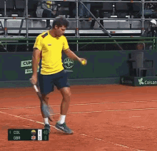 Nicolas Barrientos Underhand Serve GIF - Nicolas Barrientos Underhand Serve Tennis GIFs