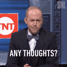 Any Thoughts Ernie Johnson GIF - Any Thoughts Ernie Johnson Saturday Night Live GIFs