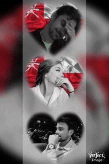 a picture of a man and a woman with a perfect image watermark on the bottom