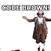 Code Brown Benjammins Sticker