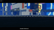 a screenshot of a video game with the words joseph 's blood sui on the bottom right