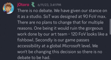 a screenshot of a discord conversation between jotoro and someone else