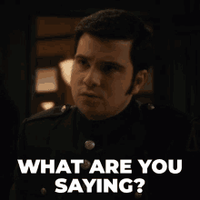 What Are You Saying Georges Fournier GIF - What Are You Saying Georges Fournier Murdoch Mysteries GIFs