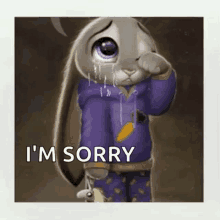 Im Sorry Rabbit GIF - Im Sorry Rabbit Cartoons GIFs