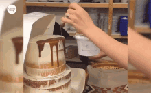 Cake Glazing GIF - Cake Glazing Pastry GIFs