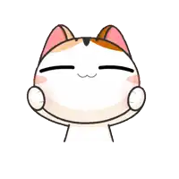 a calico cat with its tongue hanging out is making a funny face