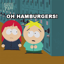 oh hamnurgers butters stotch red mcarthur south park s16e5