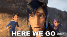 Here We Go Trollhunters Rise Of The Titans GIF - Here We Go Trollhunters Rise Of The Titans Lets Go GIFs