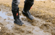 muddy mud muck bad weather boots