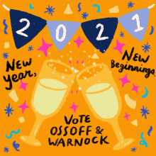 New Year New Beginnings GIF - New Year New Beginnings Vote Ossoff GIFs
