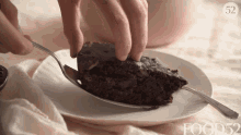 Chocolate Plating Plating GIF - Chocolate Plating Plating Chocolate Cake GIFs