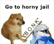 Horny Bonk Horny Jail GIF - Horny Bonk Horny Jail Bonk GIFs