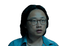 Looking Around Jimmy O Yang Sticker - Looking Around Jimmy O Yang Brax Weaver Stickers