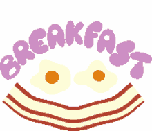 eat your breakfast rollygifs happy tummy